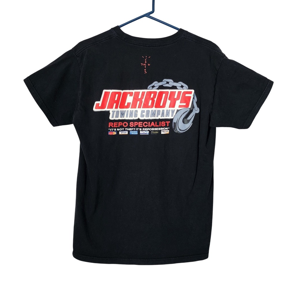 CACTUS JACK Travis Scott Jackboys Repo graphic tee in black L